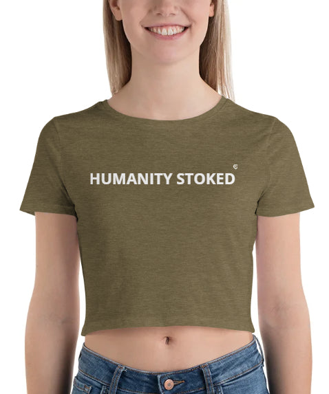 Humanity Stoked Crop Top T - womans