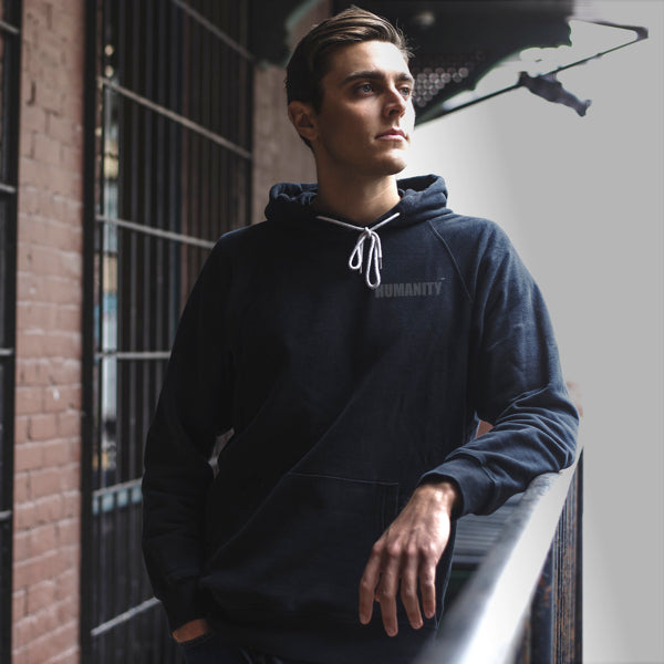 Humanity Grey Hoodie  -Mens